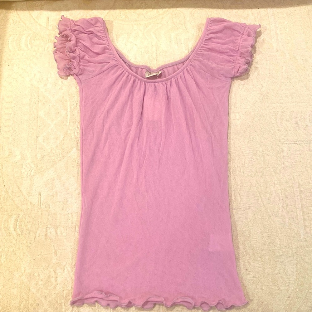 NWT. Sweet Pea Pink Top